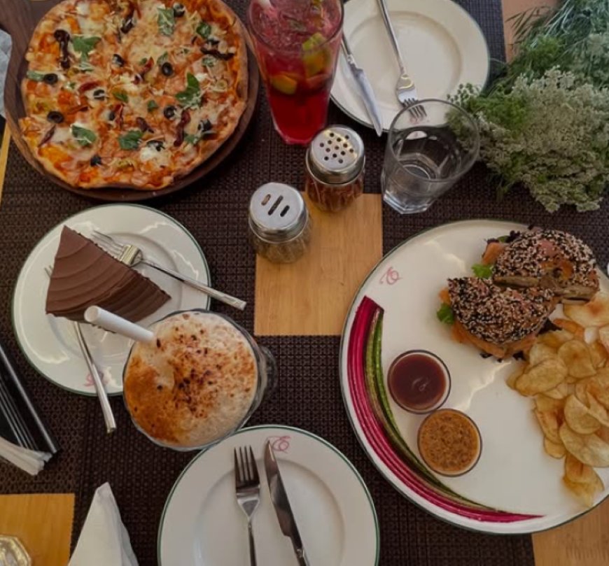 4.1 Rating – Elma’s Brasserie – Lodhi Colony – ₹1,800–₹2,200 approx for two, exclusive of taxes – Cosy European Café & Bakery in New Delhi