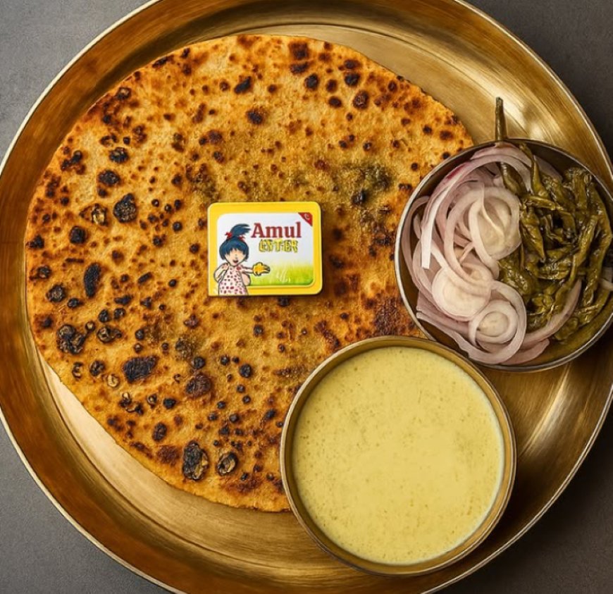 4.1 Rating – Moolchand Parantha, Lajpat Nagar – ₹400 approx for two (exclusive of taxes) – Iconic 24×7 Parantha Street Food Destination in South Delhi