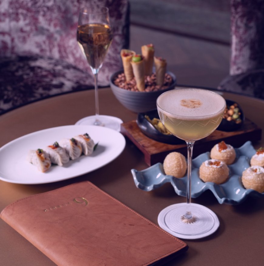 4.6 Rating – Cirrus 9, The Oberoi New Delhi – ₹4,500–₹5,500  approx for two, exclusive of alcohol and taxes – Luxury Rooftop Bar & Lounge near Golf Club in New Delhi
