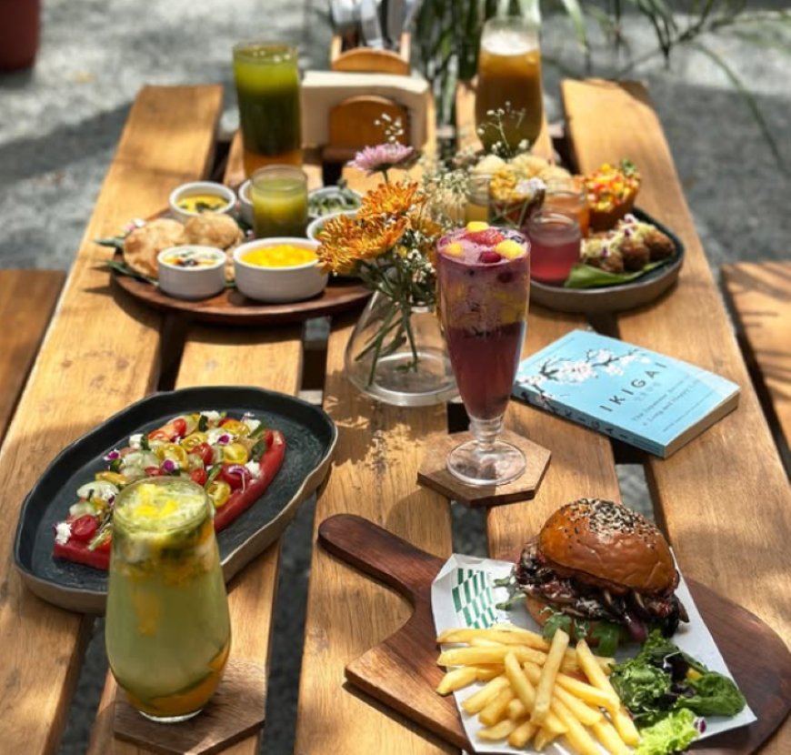4.4 Rating – Under The Neem, Karma Lakelands Gurugram – ₹2,200–₹2,800 approx for two (exclusive of taxes) – Nature-Inspired Premium Casual Dining Restaurant in Gurugram